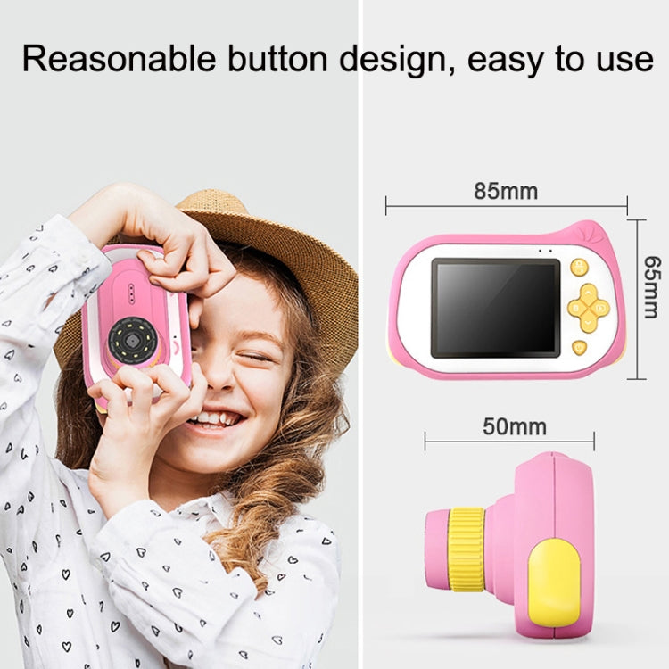 Inskam312 Children Zoom Macro Digital Camera Pink with 32GB - Consumer Electronics by buy2fix | Online Shopping UK | buy2fix