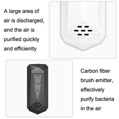 CT02 Negative Ion Air Purifier Pet Deodorant Removal Cleaner, Product specifications: EU Plug(Black) - Home & Garden by buy2fix | Online Shopping UK | buy2fix