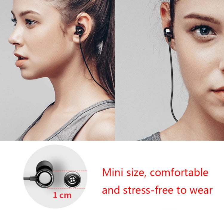 Havit i30 Mini Neck-Mounted Magnetic Sports Bluetooth Earphone(Black) - Neck-mounted Earphone by Havit | Online Shopping UK | buy2fix