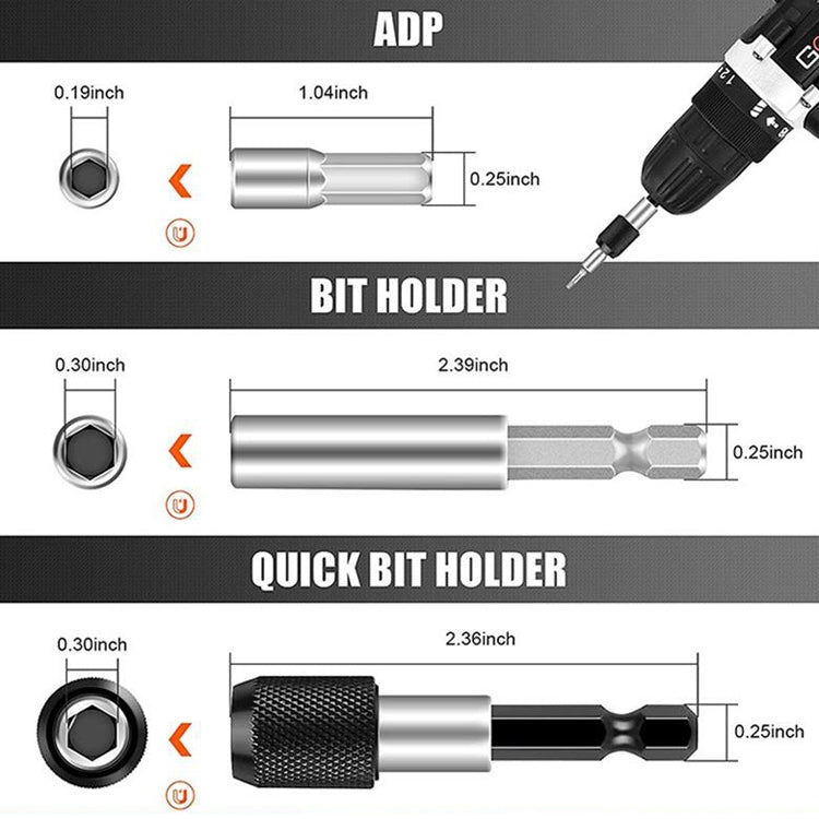 33 PCS / Set  Broken Wire Extractor Set High-Speed Steel Damage Screw Disassembly Tool - Screws by buy2fix | Online Shopping UK | buy2fix