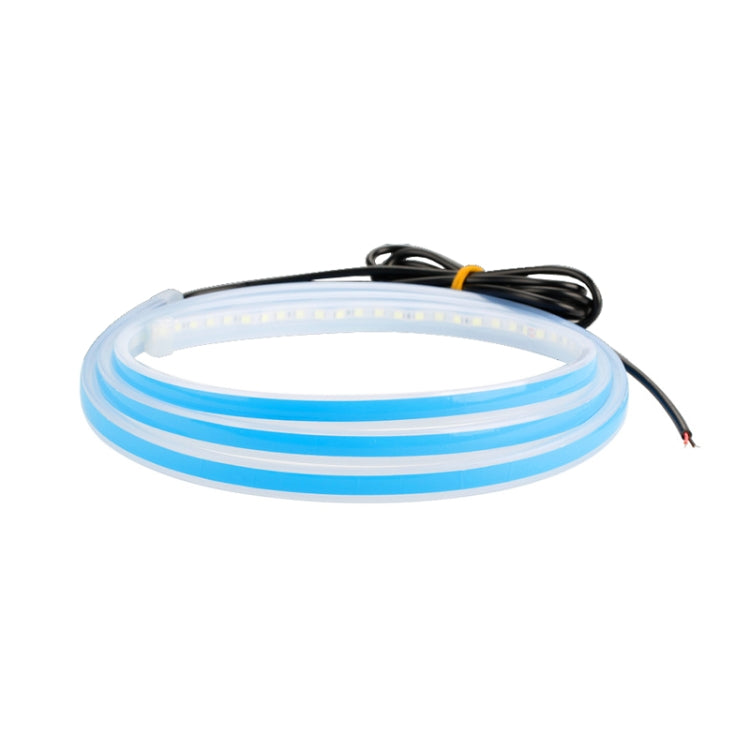 Car LED Streamer Decorative Hood Atmosphere Lights, Style: Monochrome Blue Light(1.8m) - In Car by buy2fix | Online Shopping UK | buy2fix