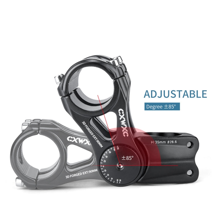 CXWXC MTB Road Bike Adjustable Stem Ultralight Aluminum Alloy Bike Stem( 145mm) - Outdoor & Sports by buy2fix | Online Shopping UK | buy2fix
