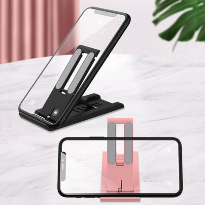 2 PCS K30 Multi-speed Adjustment Desktop Mobile Phone Bracket Notebook Folding Bracket(White) - Desktop Holder by buy2fix | Online Shopping UK | buy2fix