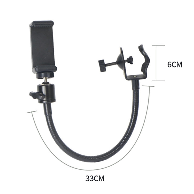 RG-10 Microphone Phone Live Hose Holder, Spec: Code Hose+Spring Clip - Consumer Electronics by buy2fix | Online Shopping UK | buy2fix