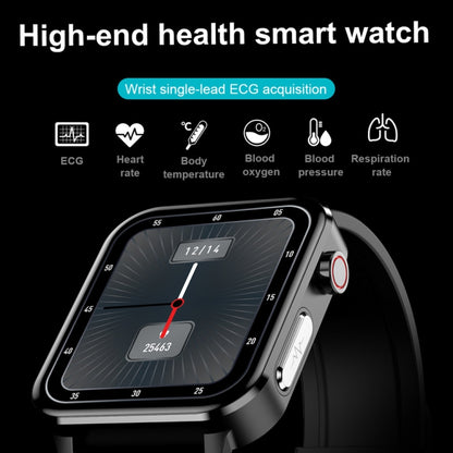 LOANIY E86 1.7 Inch Heart Rate Monitoring Smart Bluetooth Watch, Color: Black - Smart Watches by LOANIY | Online Shopping UK | buy2fix