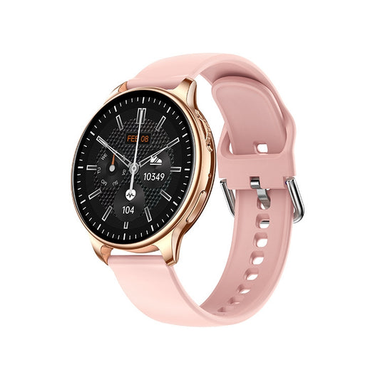 Wearkey Y22 1.32 Inch Bluetooth Calling Smart Watch with Rotary Button(Pink) - Smart Wear by Wearkey | Online Shopping UK | buy2fix