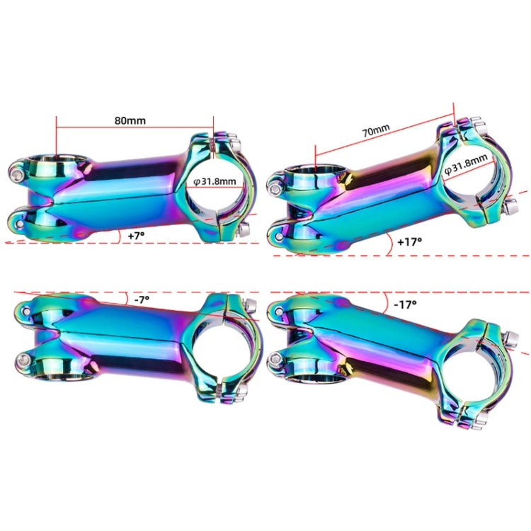 ZTTO Mountain Bike Colorful Aluminum Positive & Negative Riser(7 Degrees 70mm) - Others by ZTTO | Online Shopping UK | buy2fix