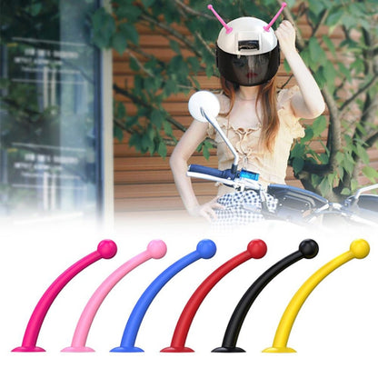 4PCS Motorcycle Helmet Soft Silicone Tentacle Sucker Decoration(Blue) - In Car by buy2fix | Online Shopping UK | buy2fix