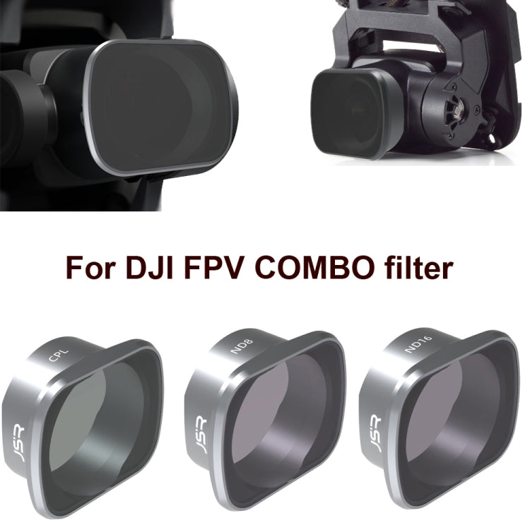 JSR  Drone Filters for DJI FPV COMBO ,Model: ND4 - DJI & GoPro Accessories by JSR | Online Shopping UK | buy2fix