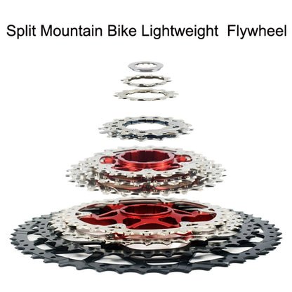 VG Sports Split Mountain Bike Lightweight Cassette Flywheel, Style: 10 Speed 42T (Black) - Outdoor & Sports by VG Sports | Online Shopping UK | buy2fix