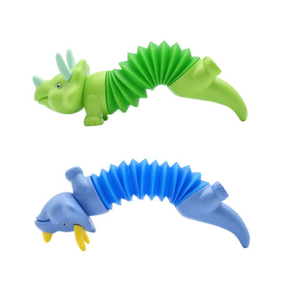 5 PCS Deformation And Stretching Dinosaur Student Decompression Toy(Blue) - Fidget Cube by buy2fix | Online Shopping UK | buy2fix
