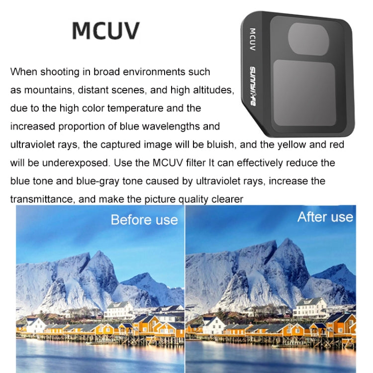 Sunnylife M3-FI330 For Mavic 3 Filter, Style: MCUV - Lens Filter by Sunnylife | Online Shopping UK | buy2fix