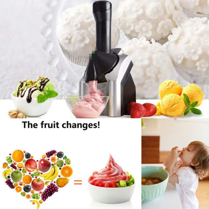 Manual Ice Cream Machine Household Electric Fruit Ice Cream Machine(UK Plug) - Home & Garden by buy2fix | Online Shopping UK | buy2fix