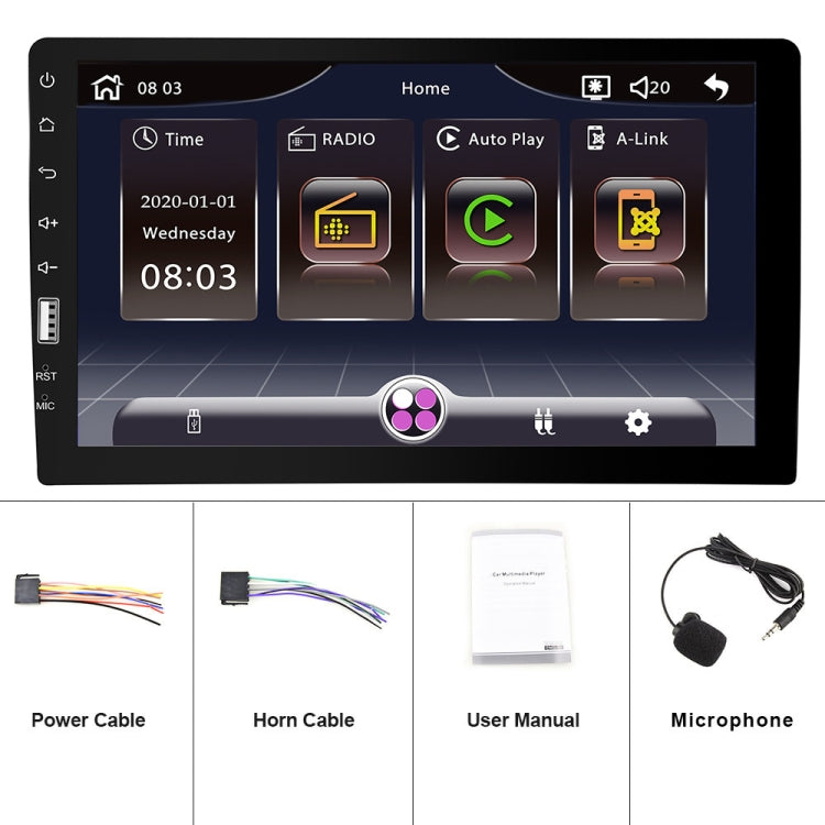 Q3570 9 inch Carplay Single Spindle MP5 Player, Style: Standard - In Car by buy2fix | Online Shopping UK | buy2fix