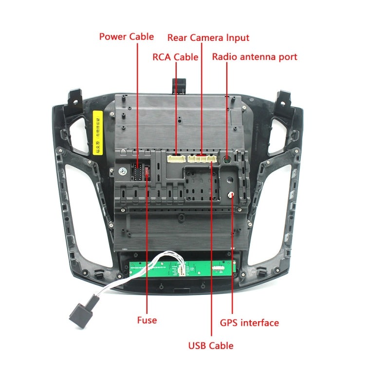 For Ford Focus 9.7 inch Android WiFi Car Integrated Machine, Style: Standard+4 Light Camera(2+32G) - In Car by buy2fix | Online Shopping UK | buy2fix