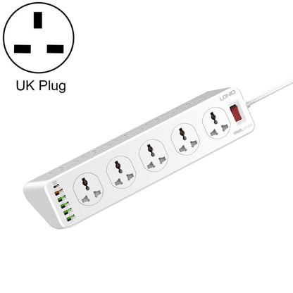 LDNIO SC10610 30W 10+6 Ports Multifunctional Travel Home Office Fast Charging Socket, Spec: UK Plug - Extension Socket by LDNIO | Online Shopping UK | buy2fix