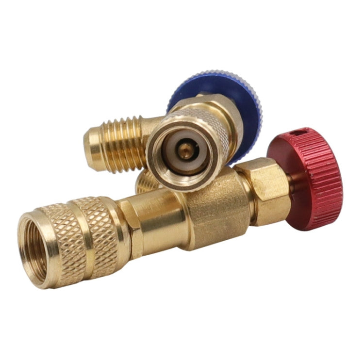 Air Conditioner Fluoridation Safety Valve Refrigerant Filling Connector(Side R22 Bottom R22) - In Car by buy2fix | Online Shopping UK | buy2fix