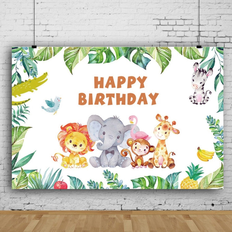 MDN06668 1.5m x 1m Animal Forest Cartoon Birthday Party Banquet Decoration Photo Background Cloth - Camera Accessories by buy2fix | Online Shopping UK | buy2fix