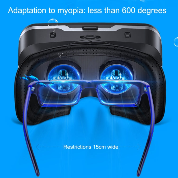 VRSHINECON G04EA+B03 Handle 7th VR Glasses 3D Virtual Reality Game Digital Glasses With Headset - Consumer Electronics by VRSHINECON | Online Shopping UK | buy2fix