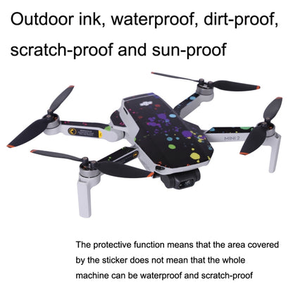 Sunnylife MM2-TZ452 For DJI Mini 2 Waterproof PVC Drone Body + Arm + Remote Control Decorative Protective Stickers Set(Color Graffiti) - DJI & GoPro Accessories by Sunnylife | Online Shopping UK | buy2fix