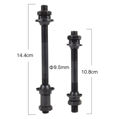 3pcs Bicycle Hollow Shaft Hub Quick Release Rod Bearing Modification Accessories, Specification: Rear Axle - Outdoor & Sports by buy2fix | Online Shopping UK | buy2fix
