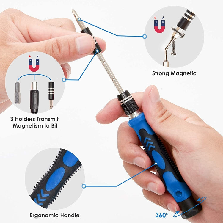 142 In 1 Precision Screwdriver Set Magnetic Screw Driver Bit Kit For PC Phone Repair Tool - Repair & Spare Parts by buy2fix | Online Shopping UK | buy2fix