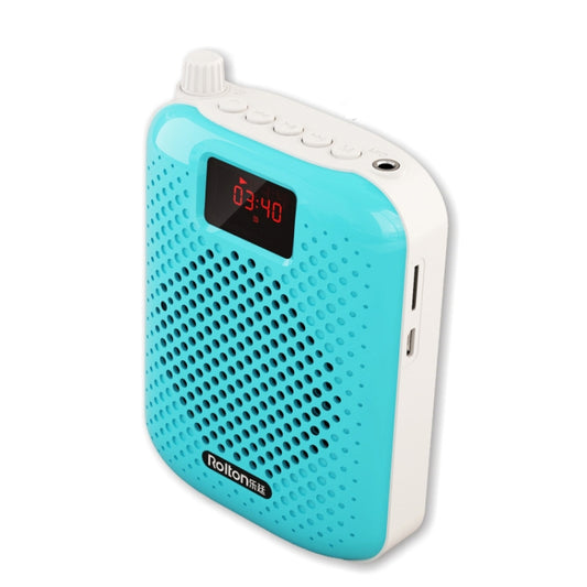 Rolton K500 Bluetooth Audio Speaker Megaphone Voice Amplifier Support FM TF Recording(Blue) - Consumer Electronics by Rolton | Online Shopping UK | buy2fix