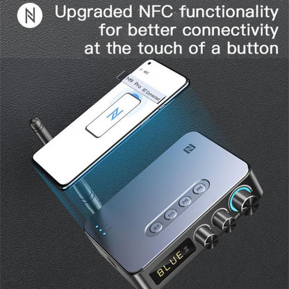 M9 Pro 5.1 Bluetooth Receiver Launcher FM Radio 4 In 1 NFC Audio Adapter - Audio Receiver Transmitter by buy2fix | Online Shopping UK | buy2fix