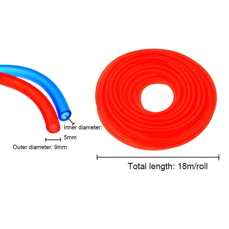 TF-1795 18m/roll Motorcycle Modification Accessories Colorful Gasoline Pipe(Red) - In Car by buy2fix | Online Shopping UK | buy2fix