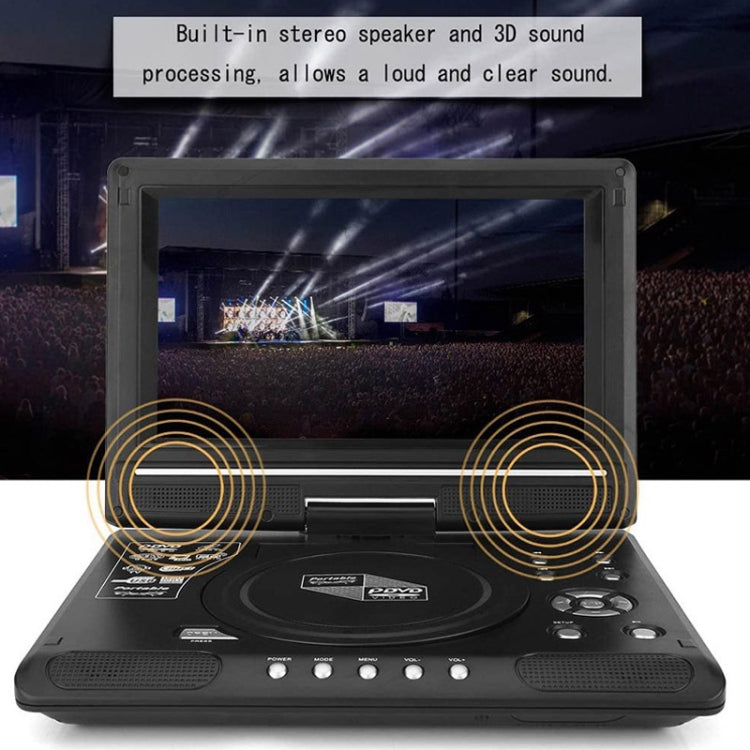 9.8 Inch Portable EVD Multimedia Player Play-watching Machine(UK Plug) - Consumer Electronics by buy2fix | Online Shopping UK | buy2fix