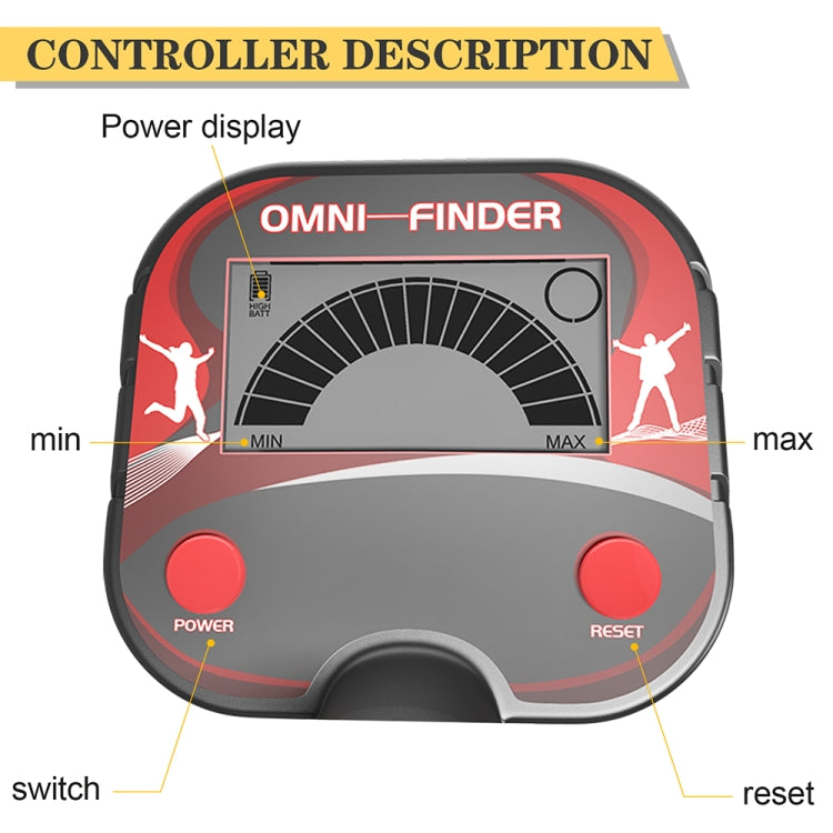 MD3002 Children Beach Toy Underground Metal Detector(Black) - Consumer Electronics by buy2fix | Online Shopping UK | buy2fix