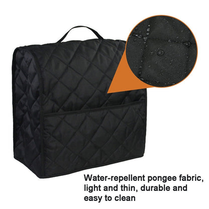 For KitchenAid 4.5QT Mixer Machine Dust Cover Waterproof Storage Bag 36 x 23 x 36cm(Black) - Kitchen Machine Accessories by buy2fix | Online Shopping UK | buy2fix