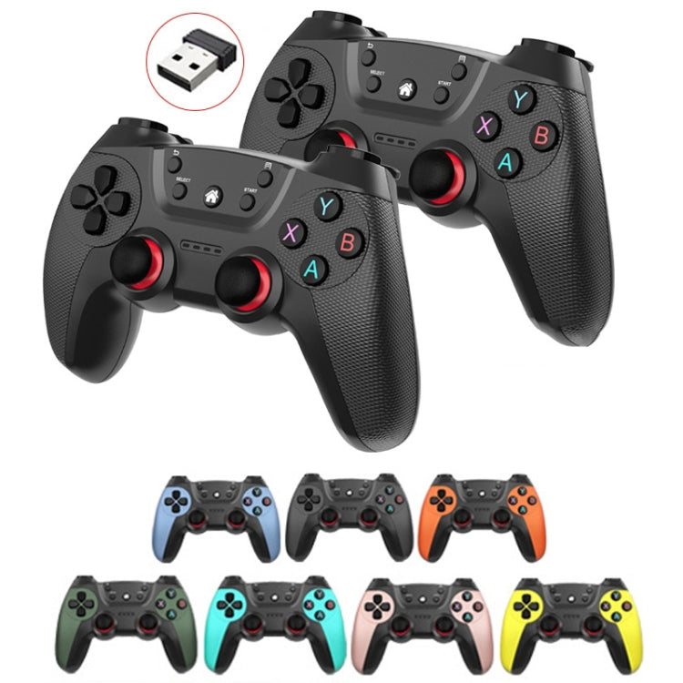 KM-029   2.4G One for Two Doubles Wireless Controller Support PC / Linux / Android / TVbox(Rose Pink) - Gamepads by buy2fix | Online Shopping UK | buy2fix