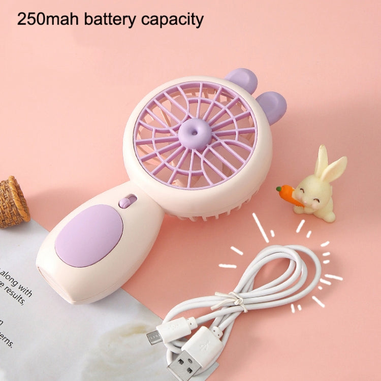 AP238 Outdoor Mini Portable Handheld USB Fan Night Light(Pink) - Electric Fans by buy2fix | Online Shopping UK | buy2fix