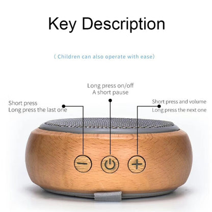 BT810 Small Outdoor Portable Wooden Bluetooth Speaker Support TF Card & 3.5mm AUX(Silver Gray) - Mini Speaker by buy2fix | Online Shopping UK | buy2fix