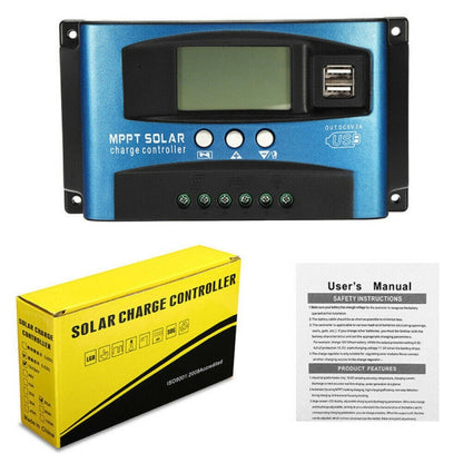 YCX-003 30-100A Solar Charging Controller with LED Screen & Dual USB Port Smart MPPT Charger, Model: 12/24/36/48/60V 100A - Others by buy2fix | Online Shopping UK | buy2fix