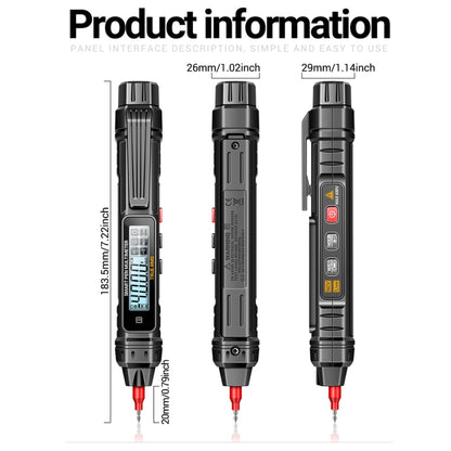 ANENG A3005B 10MHZ/60MF/60 Megohm Intelligent Anti-burning High-precision Digital Universal Meter(Matching Group) - Digital Multimeter by ANENG | Online Shopping UK | buy2fix