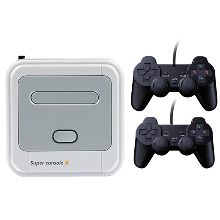 Super Console X 128G 40000+ Games Wired 4K HD 3D Double Game Console Box, UK Plug - Pocket Console by buy2fix | Online Shopping UK | buy2fix