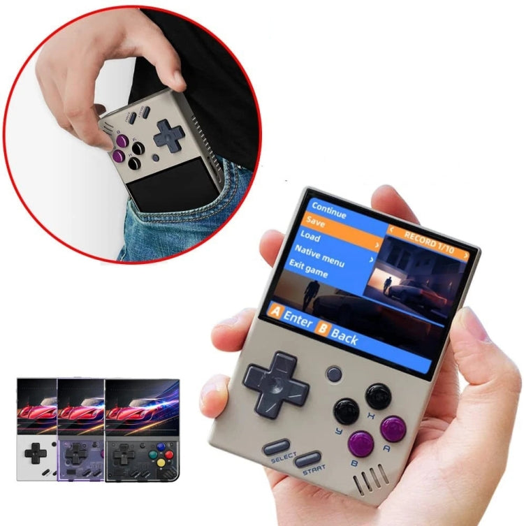 Miyoo Mini Plus 3.5 Inch IPS Screen Retro Handheld Game Console 32GB 9K Games(Transparent Purple) - Pocket Console by buy2fix | Online Shopping UK | buy2fix