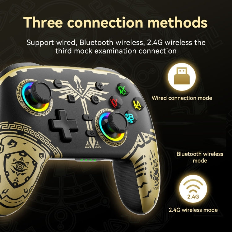 Wireless Bluetooth Somatosensory Vibration Gamepad for Nintendo Switch/Switch PRO, Color: White - Gamepads by buy2fix | Online Shopping UK | buy2fix