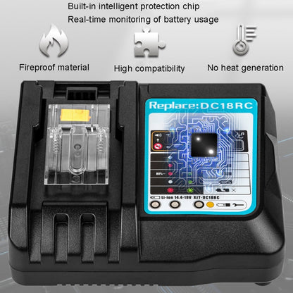 For Makit DC18RA / DC18RC 14.4V-18V Cordless Power Tool Battery Charger(UK Plug) - Electric Saws & Accessories by buy2fix | Online Shopping UK | buy2fix