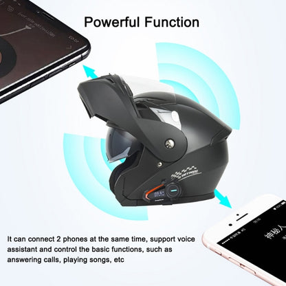 KUQIBAO Motorcycle Helmet Waterproof Bluetooth Headset With Screen(Hard Microphone) - Motorcycle Walkie Talkie by KUQIBAO | Online Shopping UK | buy2fix