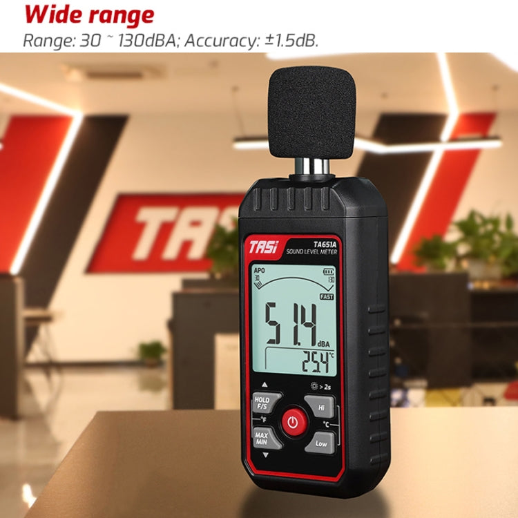 TASI TA651A Household Noise Tester Decibel Device - Light & Sound Meter by TASI | Online Shopping UK | buy2fix