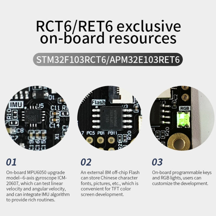 Yahboom MCU RCT6 Development Board STM32 Experimental Board ARM System Core Board, Specification: APM32E103RET6 - Arduino Nucleo Accessories by Yahboom | Online Shopping UK | buy2fix