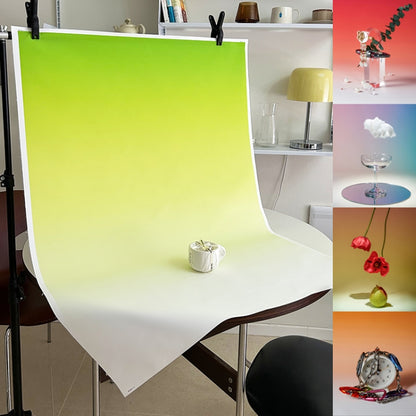 104x144cm Gradient Background Paper Photography Portrait Photo Props(Marshmallow Cloud) - Gradient Color by buy2fix | Online Shopping UK | buy2fix