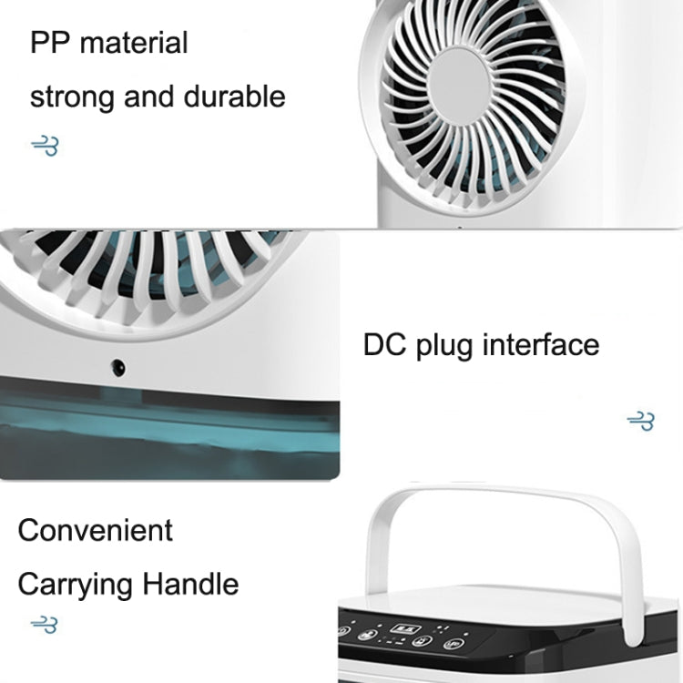 Desktop Mini Cold Air Fan Home Humidifier Dual Spray Air Conditioning Fan With CN Plug - Electric Fans by buy2fix | Online Shopping UK | buy2fix