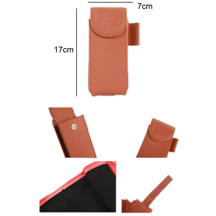 Car Glasses Clip Sun Visor Installation Sundry Storage Bag, Color: Brown - Sunglasses & Glasses Clips by buy2fix | Online Shopping UK | buy2fix