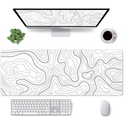 Large Abstract Mouse Pad Gamer Office Computer Desk Mat, Size: 400 x 900 x 2mm(Abstract Fluid 1) - Mouse Pads by buy2fix | Online Shopping UK | buy2fix