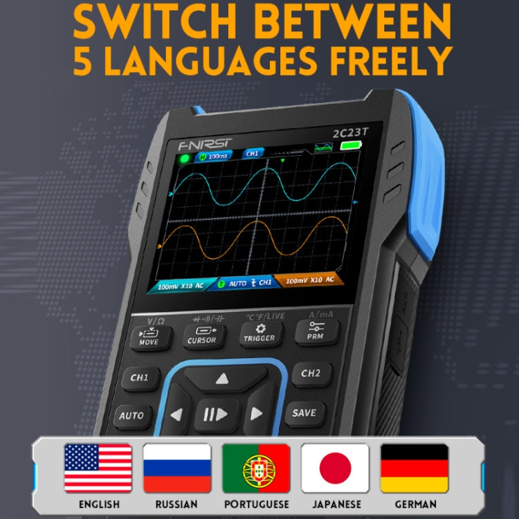 FNIRSI 3 In 1 Handheld Digital Oscilloscope Dual-Channel Multimeter, Specification: Upgrade - Digital Multimeter by FNIRSI | Online Shopping UK | buy2fix