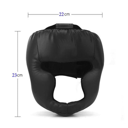 WSD001 Adjustable Adult Fighting Training Helmet Boxing Protective Gear(Black) - Outdoor & Sports by buy2fix | Online Shopping UK | buy2fix